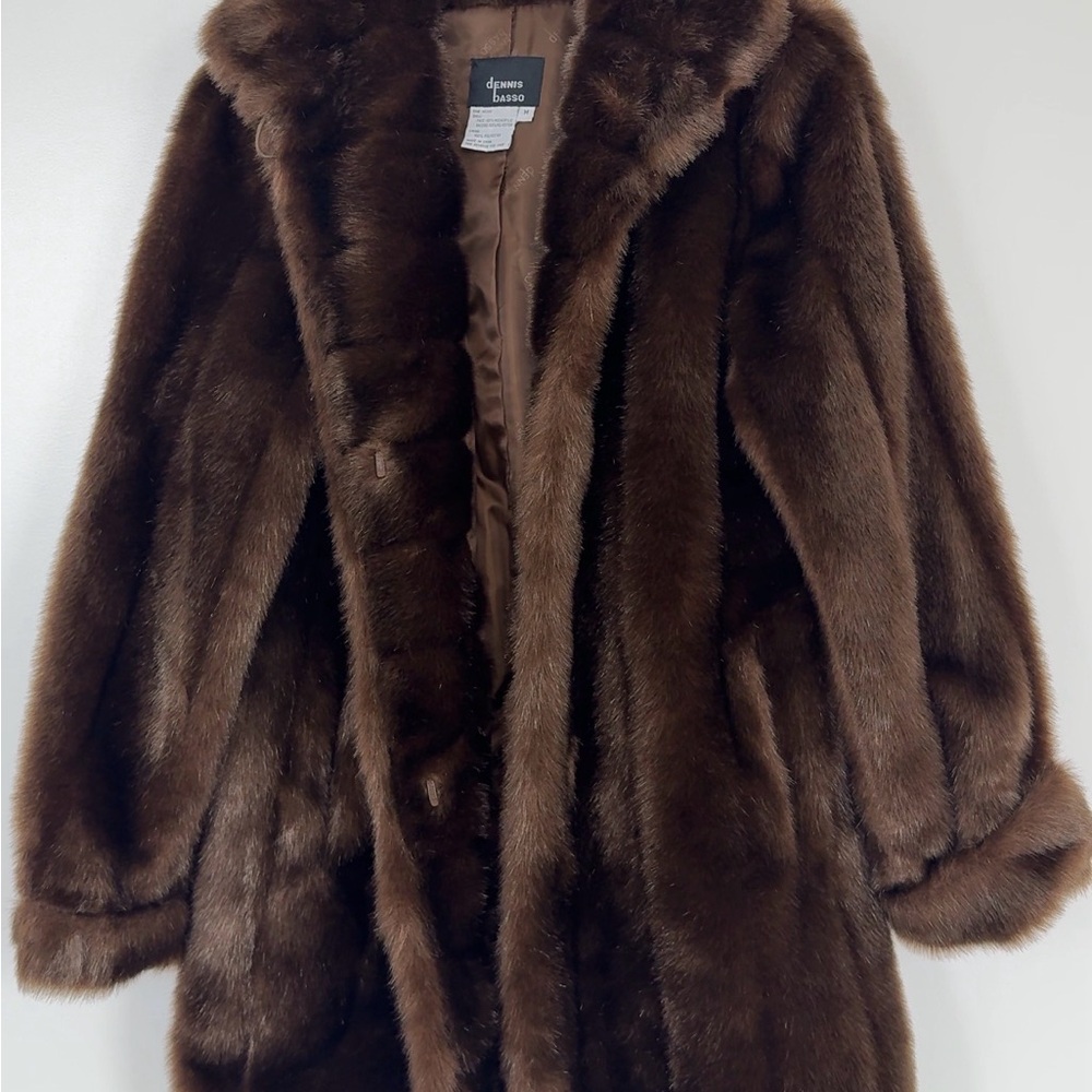 Dennis Basso Rich Chocolate Fur Coat